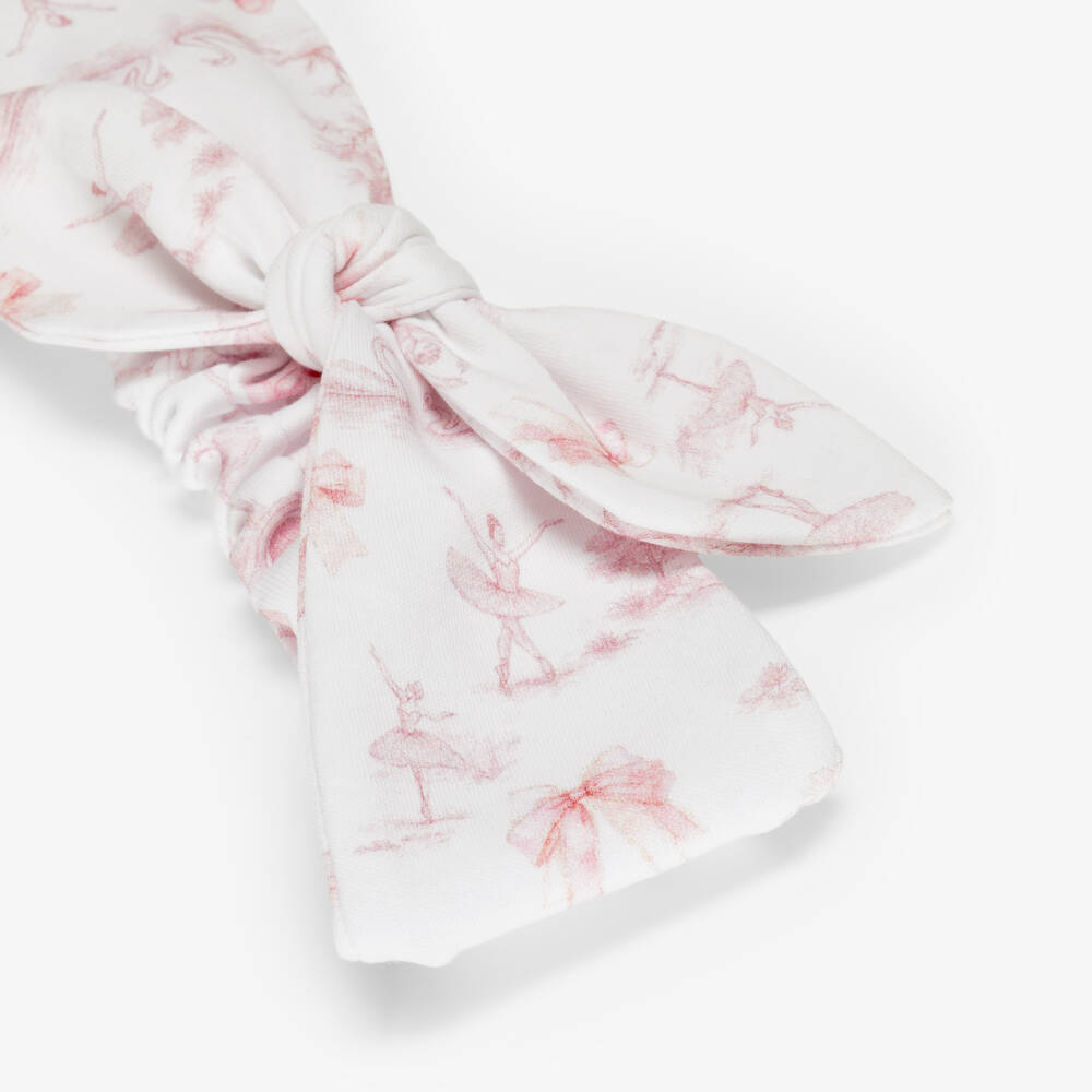 My Little Pie-Baby Girls Pink Swan Lake Cotton Headband | Childrensalon Outlet
