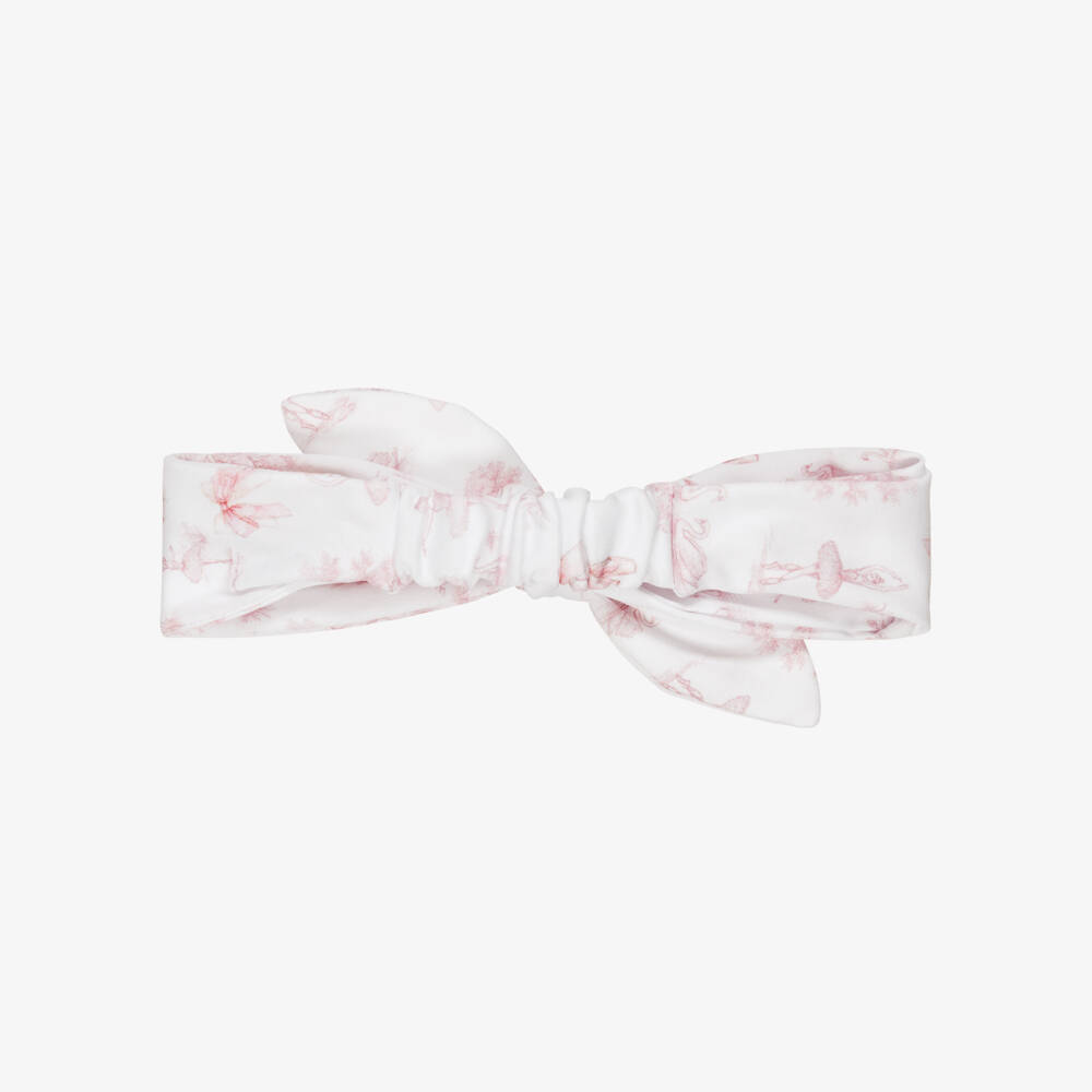 My Little Pie-Baby Girls Pink Swan Lake Cotton Headband | Childrensalon Outlet