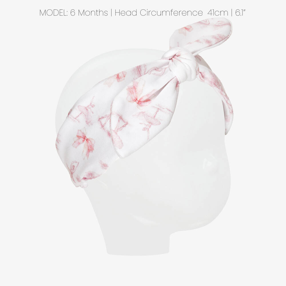 My Little Pie-Baby Girls Pink Swan Lake Cotton Headband | Childrensalon Outlet