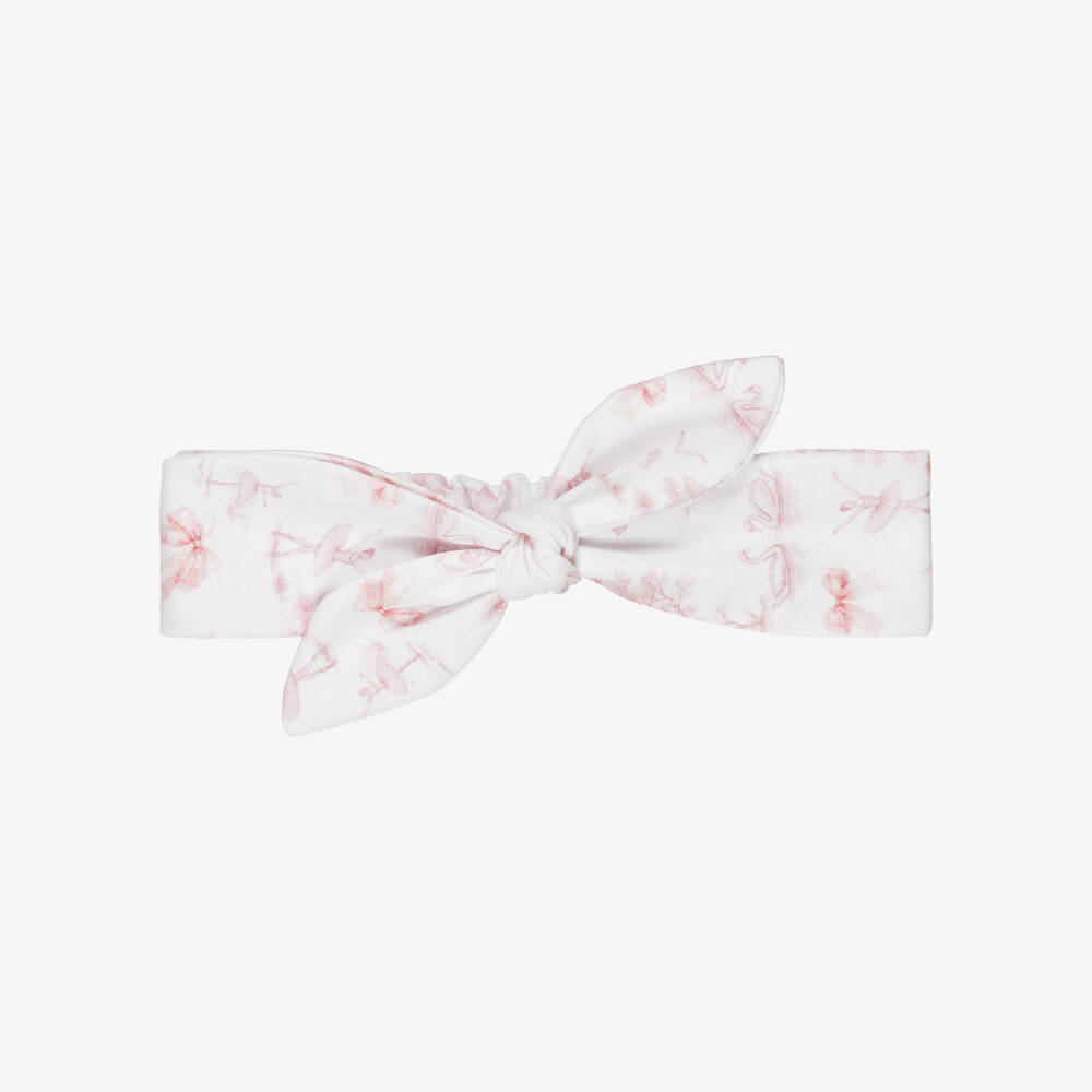 My Little Pie-Baby Girls Pink Swan Lake Cotton Headband | Childrensalon Outlet
