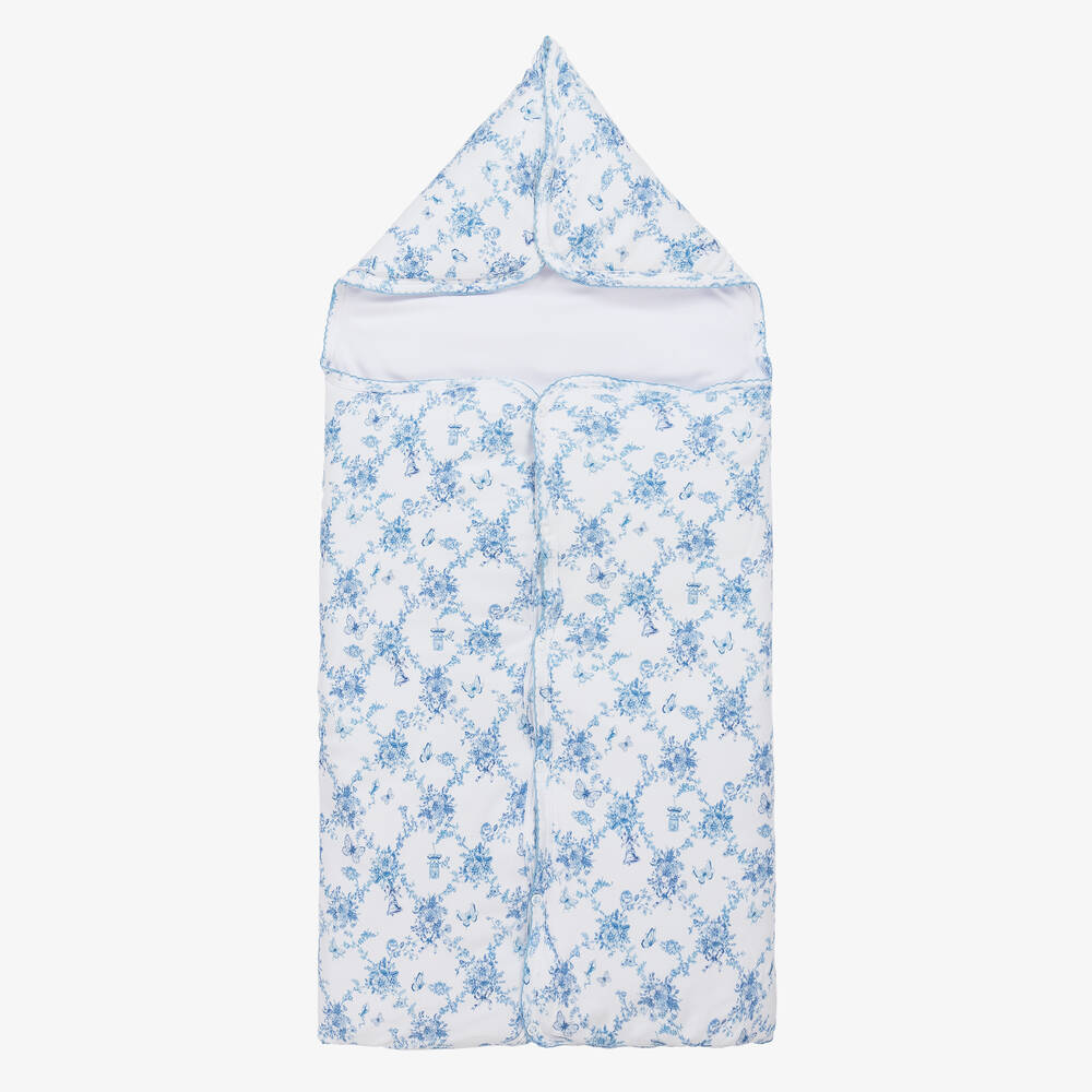 My Little Pie - Baby Girls White & Blue Nest (85cm) | Childrensalon