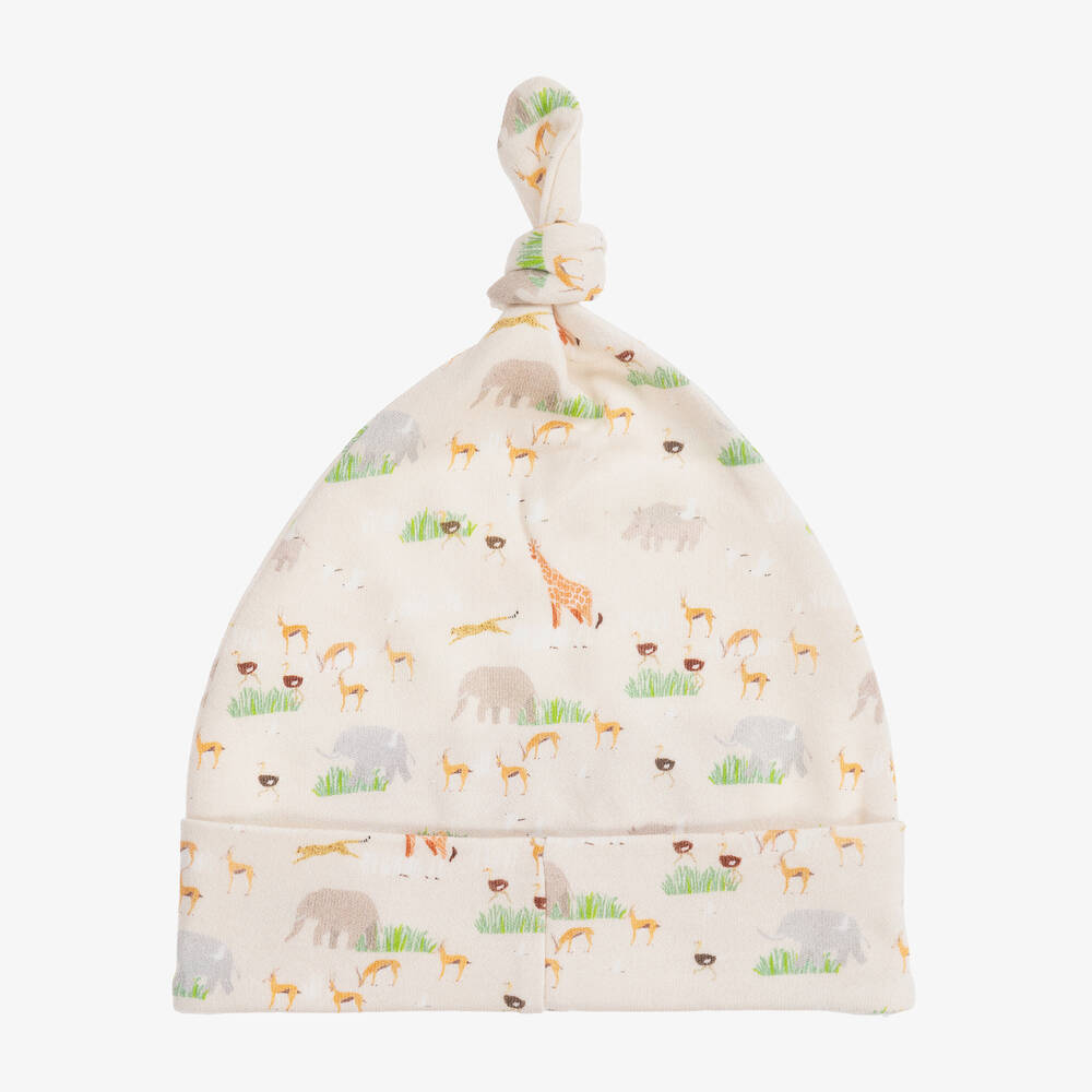 My Little Pie-Beige Supima Cotton Safari Hat | Childrensalon Outlet