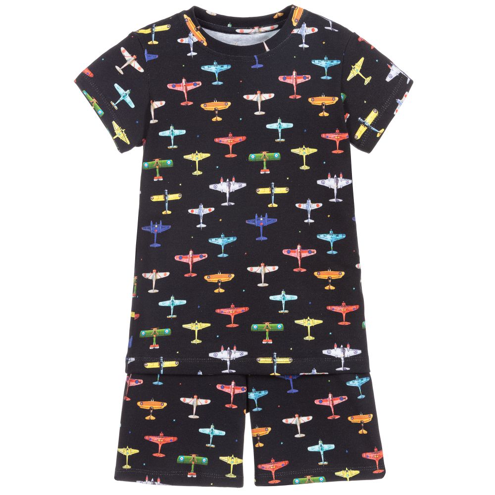 My Little Pie - Pyjama noir en coton Supima | Childrensalon