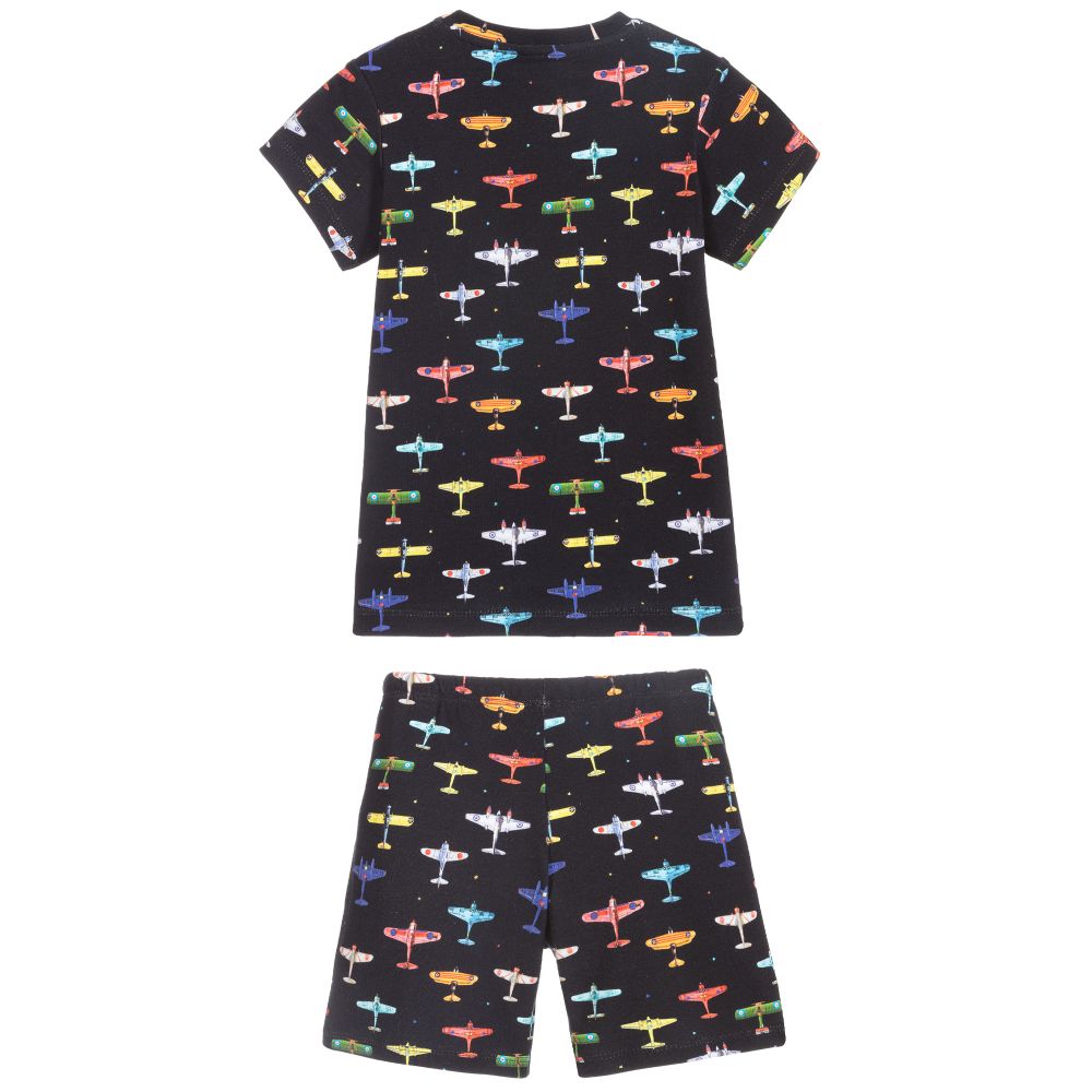 My Little Pie-Black Supima Cotton Pyjamas | Childrensalon Outlet