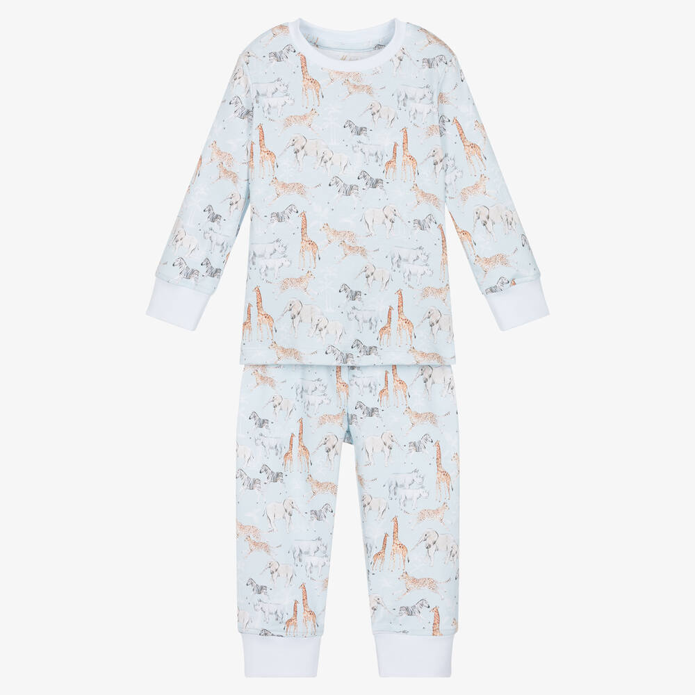My Little Pie - Pyjama bleu en coton Duna Supima | Childrensalon