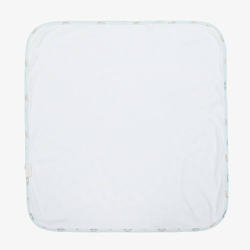 My Little Pie-Blue Supima Cotton Rocking Horse Blanket (80cm) | Childrensalon Outlet