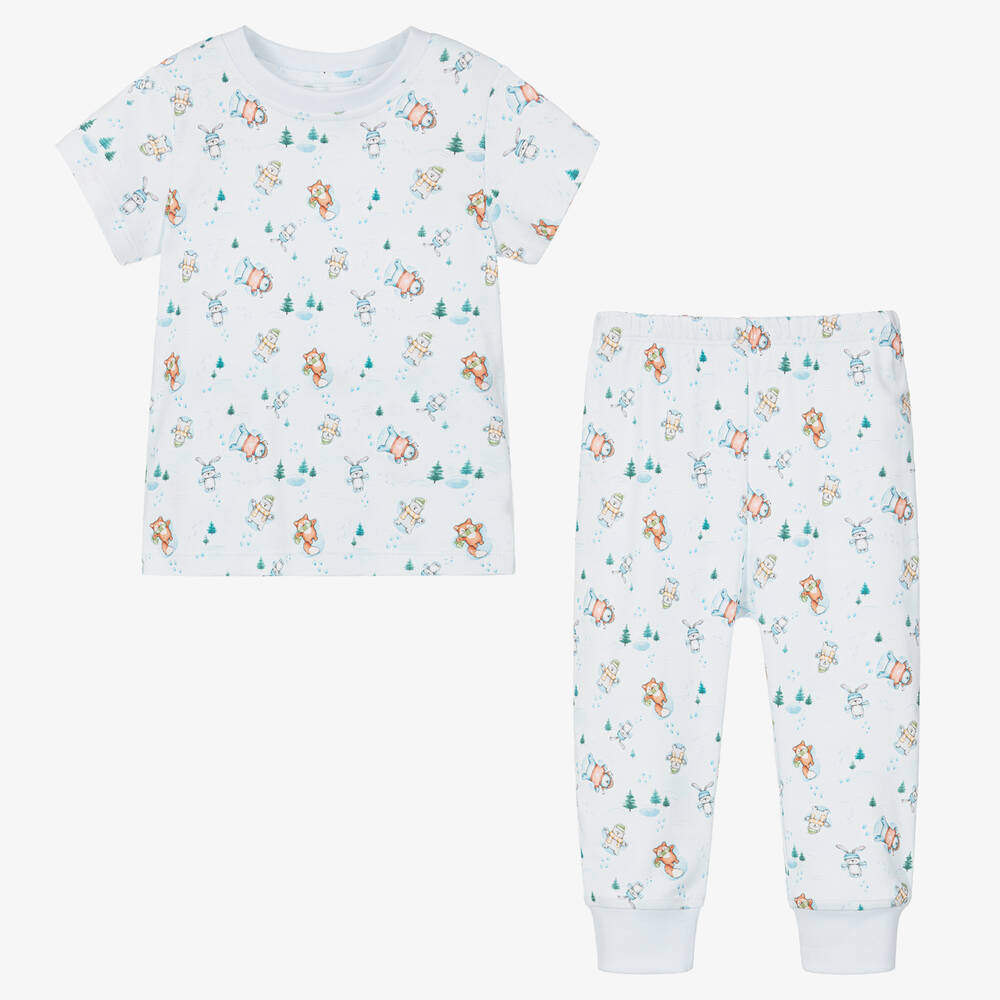 My Little Pie-بيجاما قطن سوبيما عضوي لون أزرق | Childrensalon Outlet