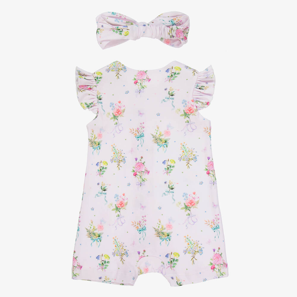 My Little Pie-طقم تبّان قطن سوبيما عضوي لون زهري باهت للمولودات | Childrensalon Outlet