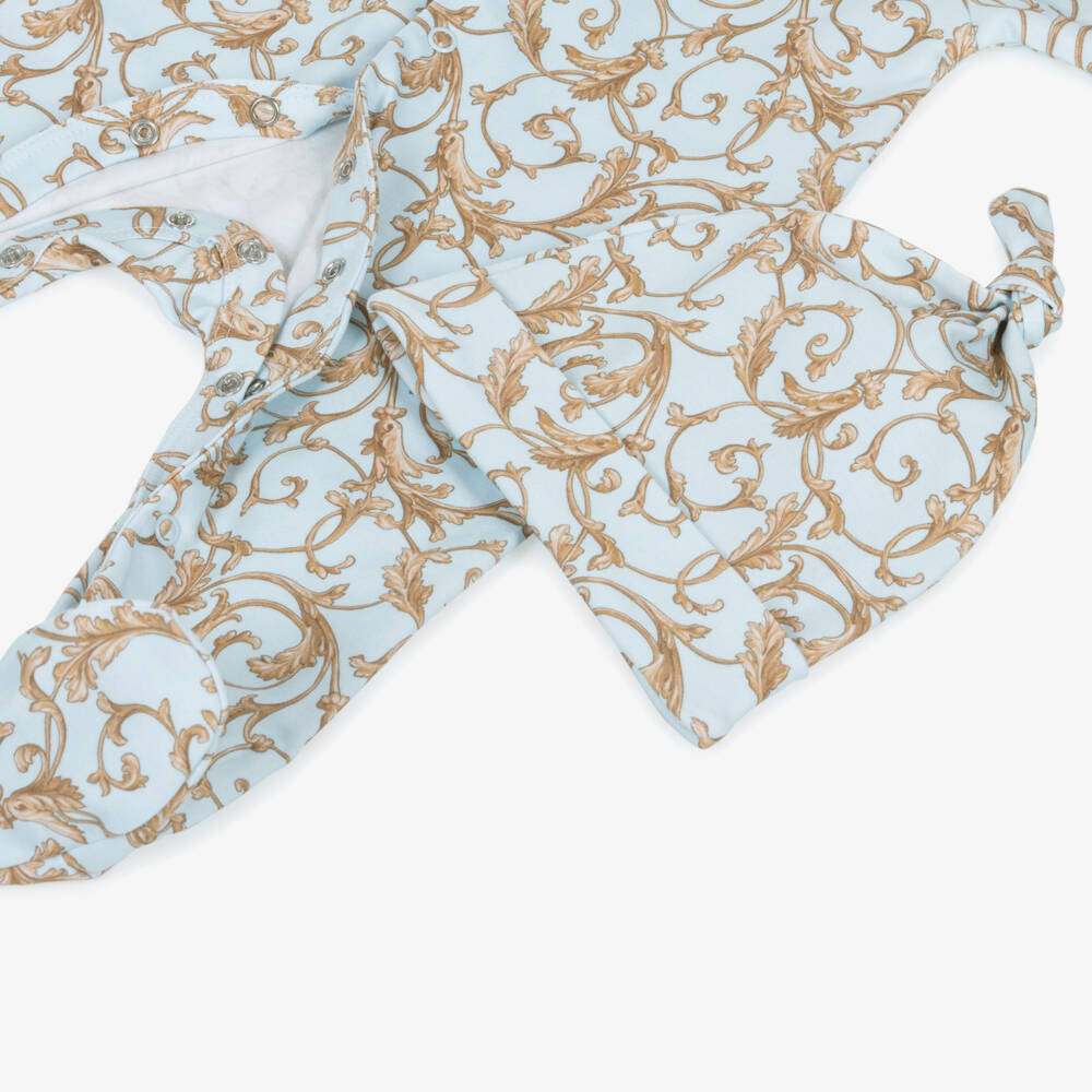 My Little Pie-Boys Blue Baroque Babysuit Ensemble | Childrensalon Outlet