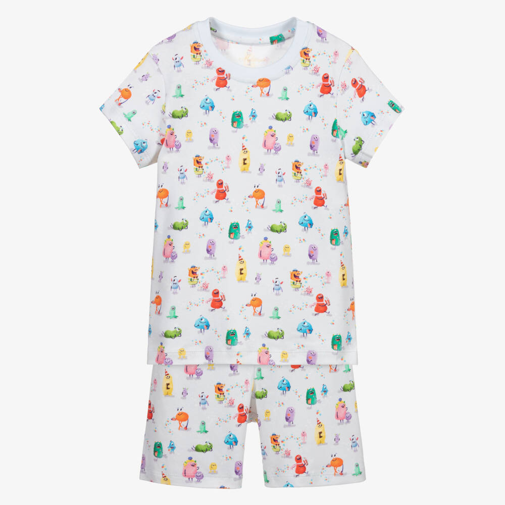 My Little Pie-Голубая хлопковая пижама с монстрами | Childrensalon Outlet