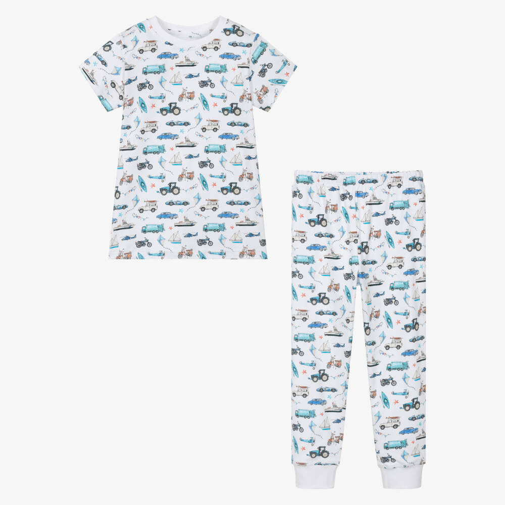 My Little Pie-Boys Cozy White Transport Sleepwear | Childrensalon Outlet