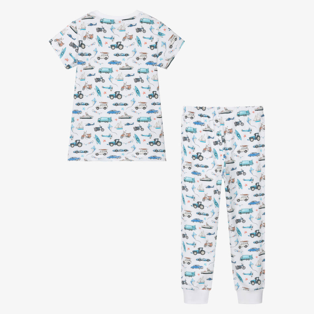 My Little Pie-Boys Cozy White Transport Sleepwear | Childrensalon Outlet