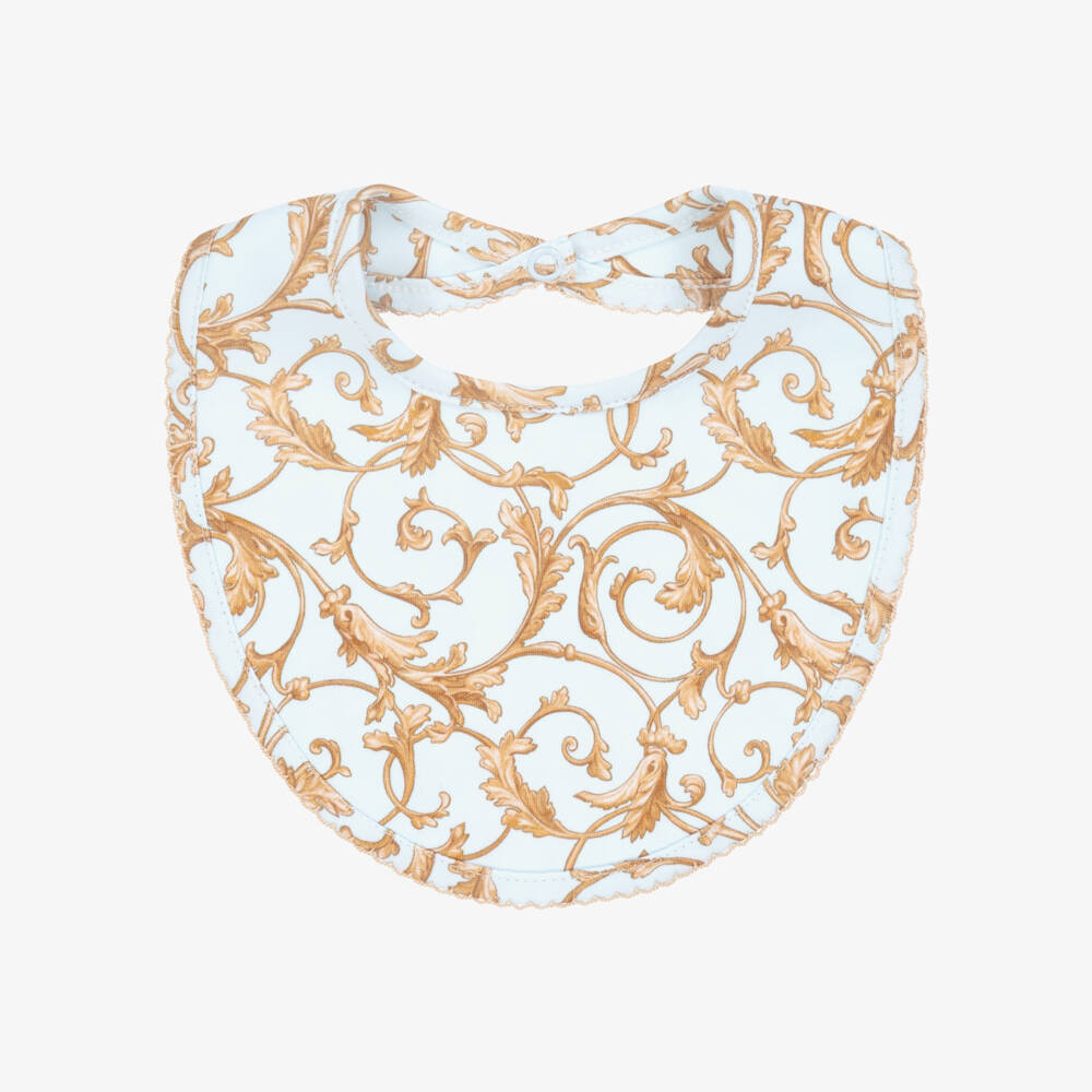 My Little Pie-Boys Heavenly Blue Supima Bib | Childrensalon Outlet