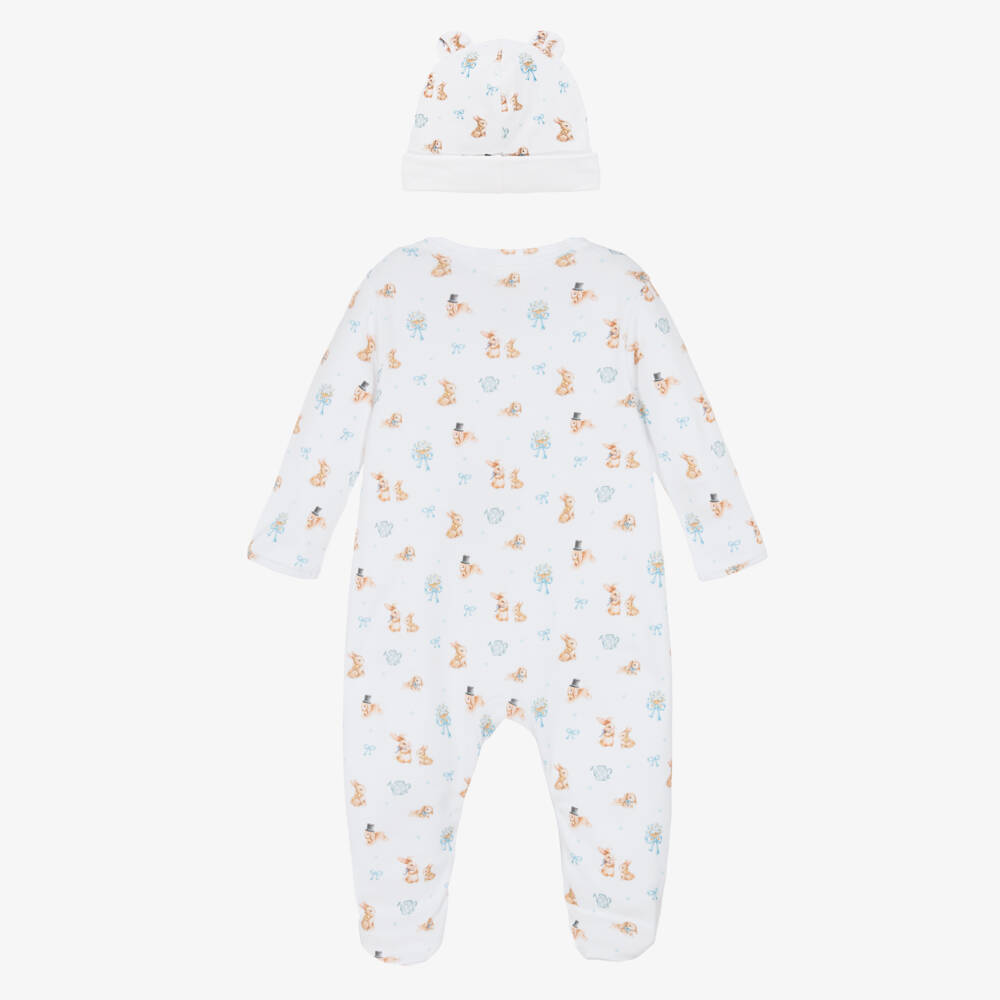 My Little Pie-طقم أفرول بيلا بلو قطن سوبيما لون أبيض للأولاد | Childrensalon Outlet