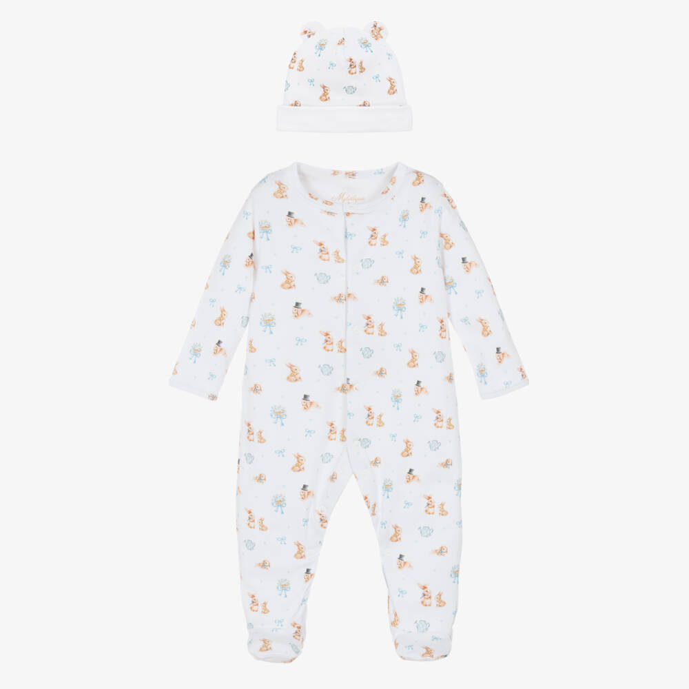 My Little Pie-طقم أفرول بيلا بلو قطن سوبيما لون أبيض للأولاد | Childrensalon Outlet