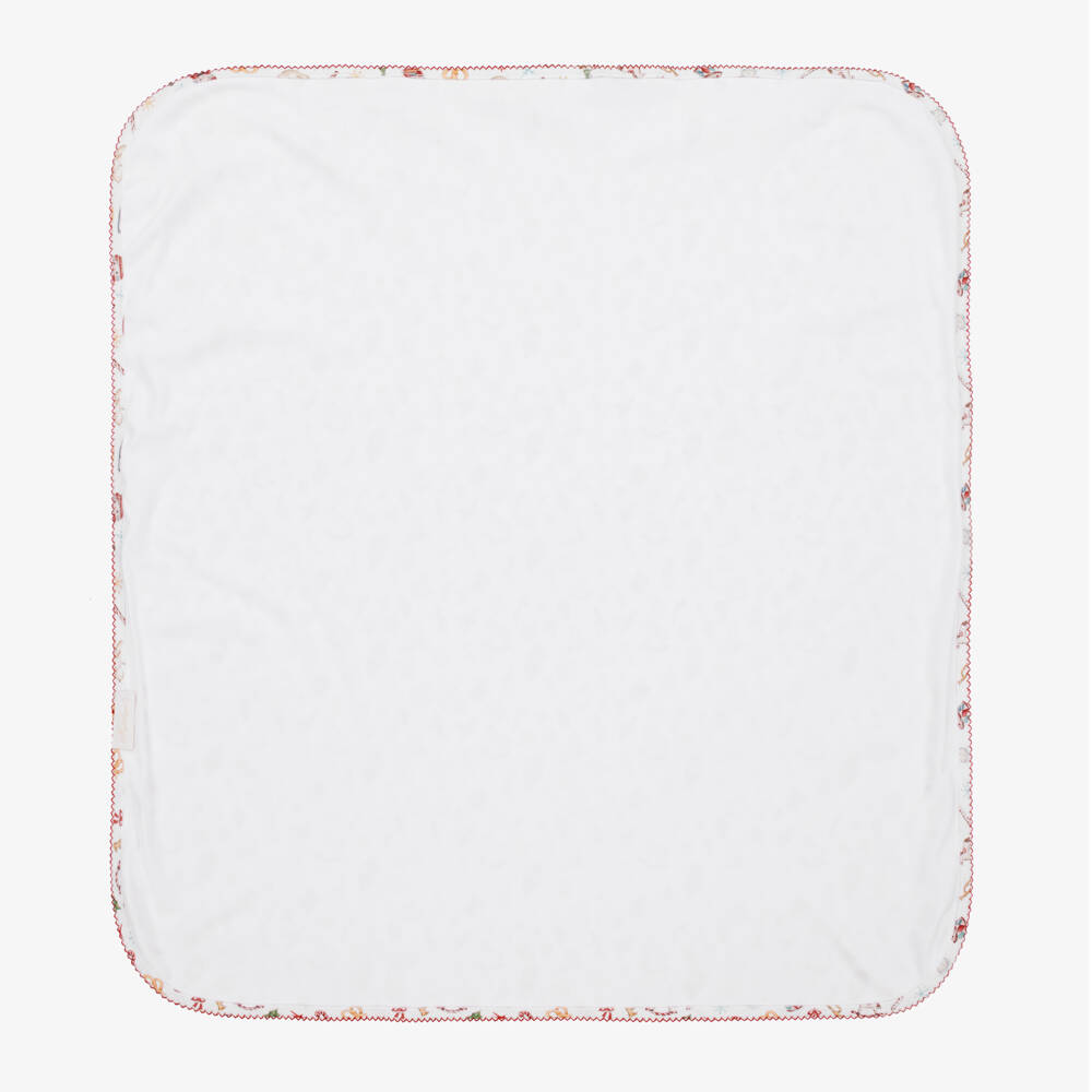 My Little Pie-Boys Ivory Noel Cotton Blanket | Childrensalon Outlet