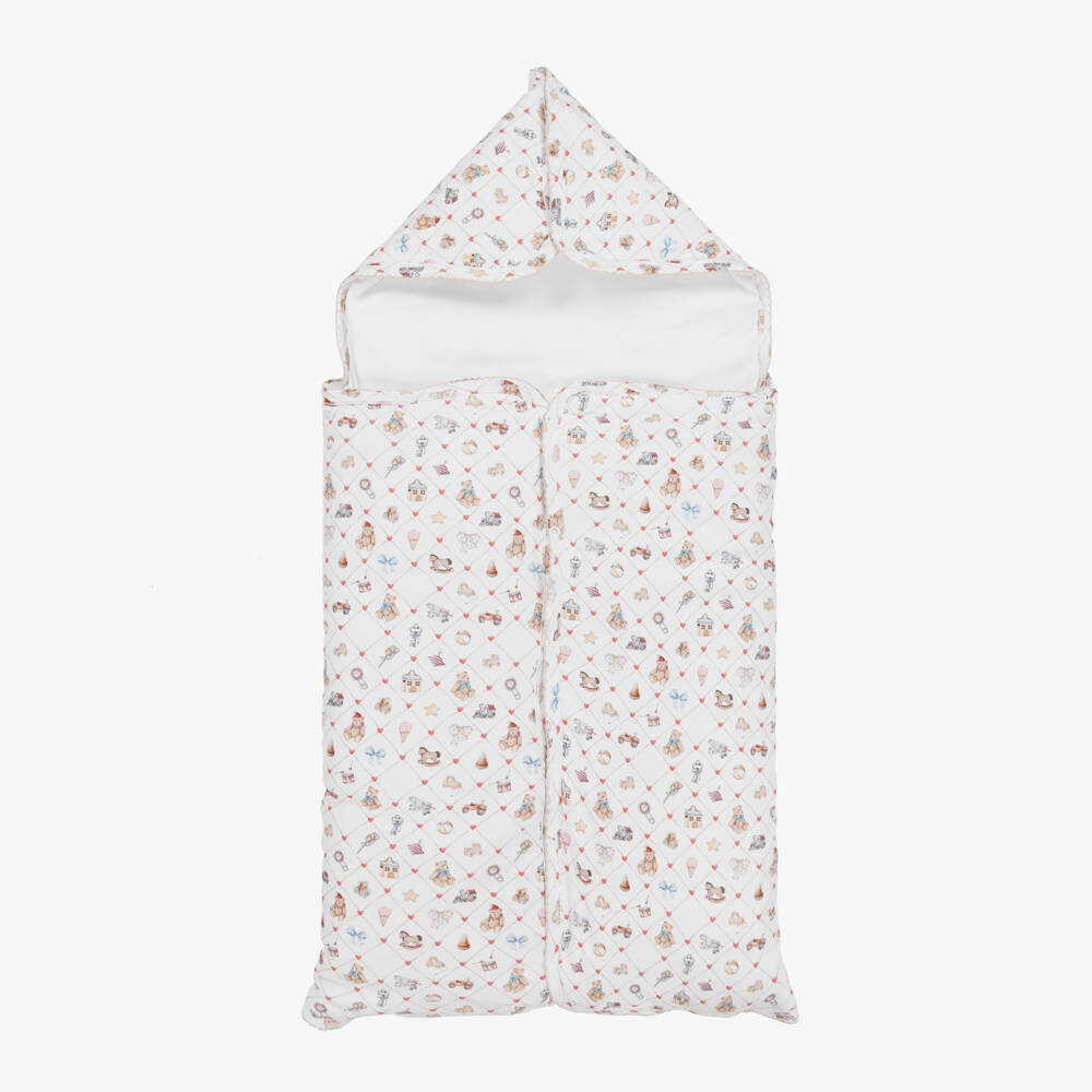 My Little Pie-Boys Ivory Toy Print Nest | Childrensalon Outlet