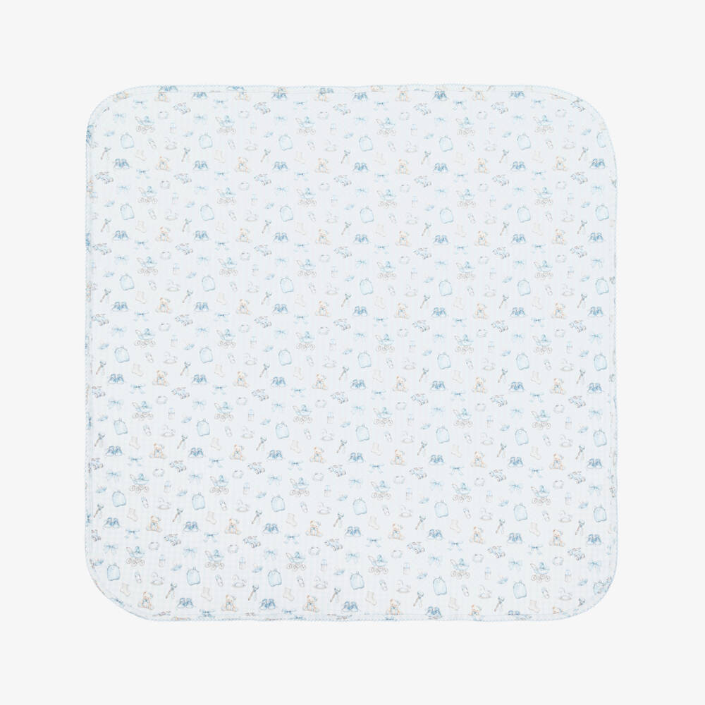 My Little Pie-Boys Luxurious Blue Checked Babysuit Ensemble | Childrensalon Outlet