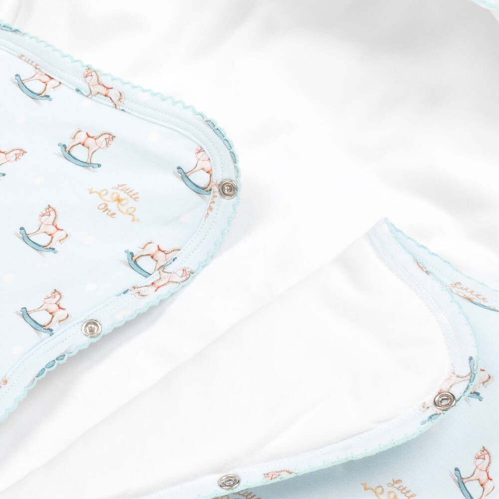 My Little Pie-Голубой конверт из хлопка супима с лошадками (81см) | Childrensalon Outlet