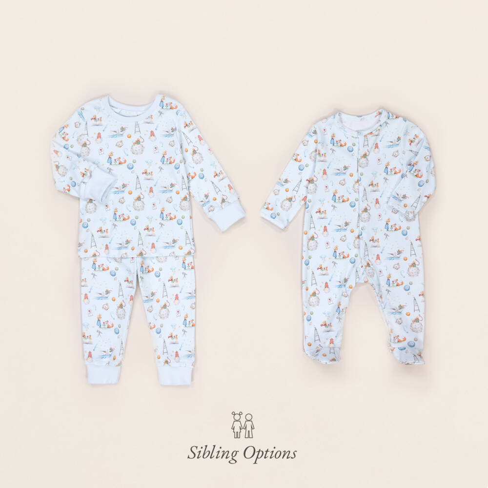My Little Pie-Boys Soft Blue Prince Pyjamas | Childrensalon Outlet