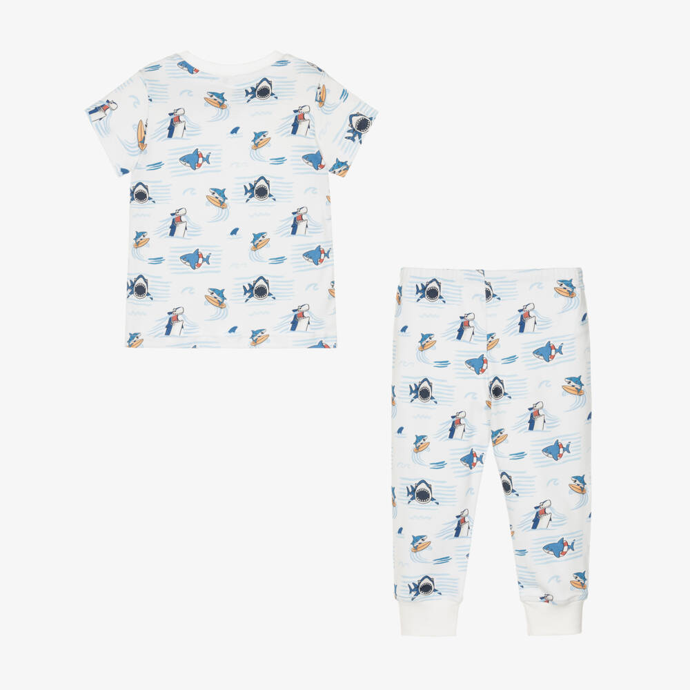 My Little Pie-Boys Supima Cotton Shark Sleepwear | Childrensalon Outlet