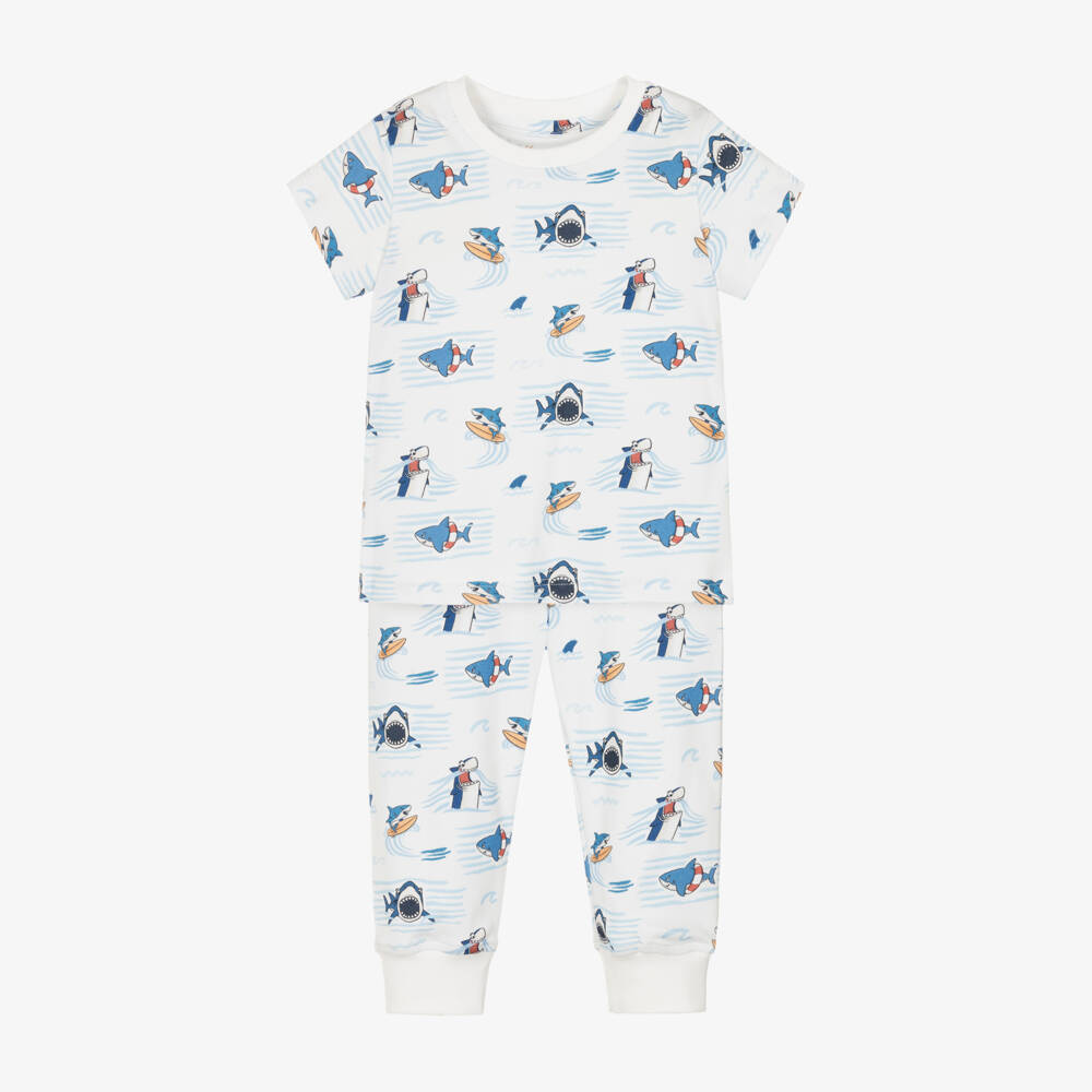 My Little Pie-Boys Supima Cotton Shark Sleepwear | Childrensalon Outlet
