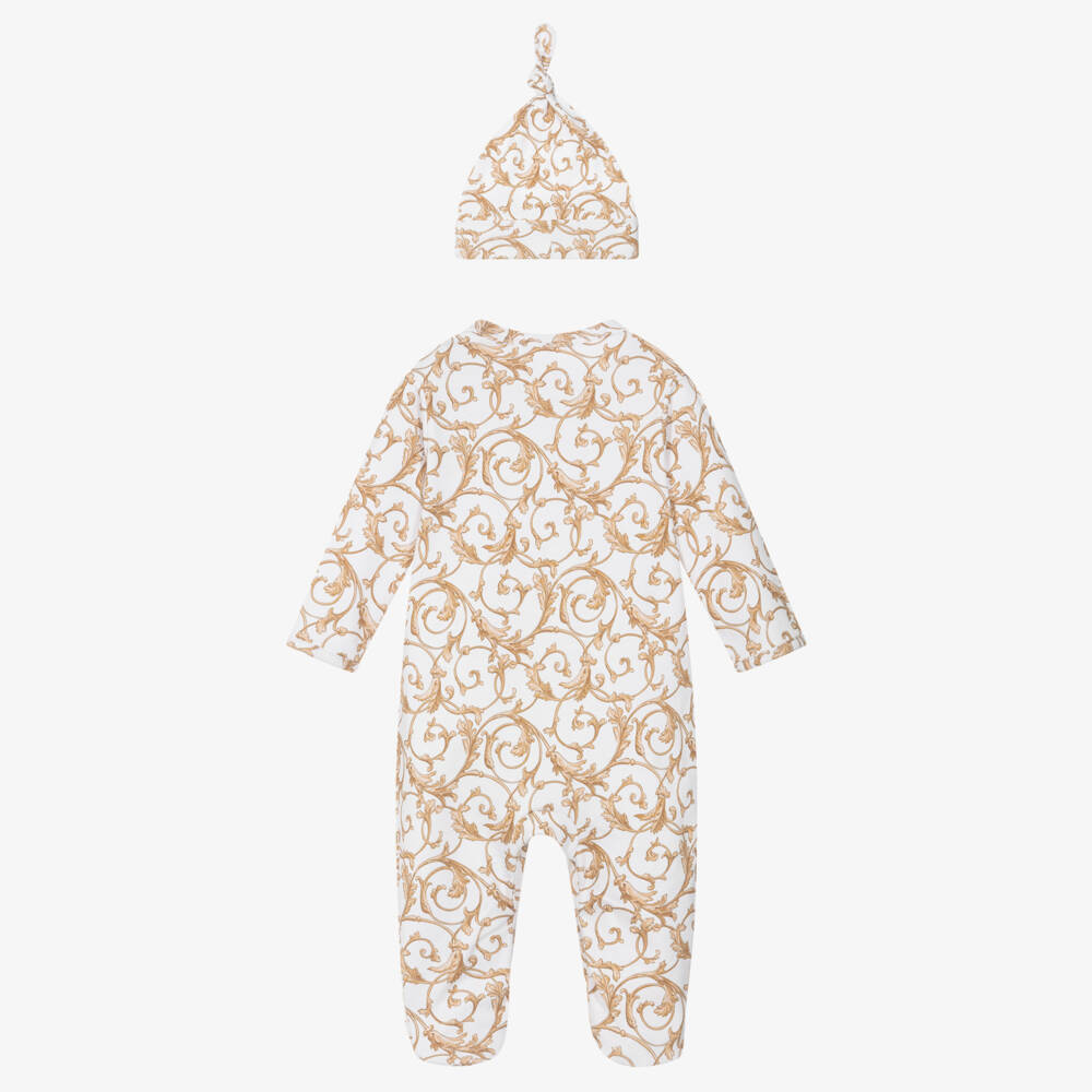 My Little Pie-بيجامة أطفال بيضاء من سوبيما الفاخرة | Childrensalon Outlet