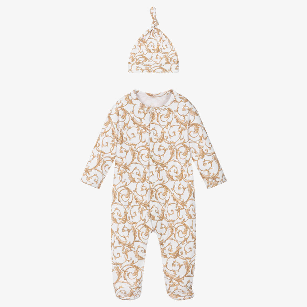 My Little Pie-Белый комбинезон Allure Supima для мальчиков | Childrensalon Outlet