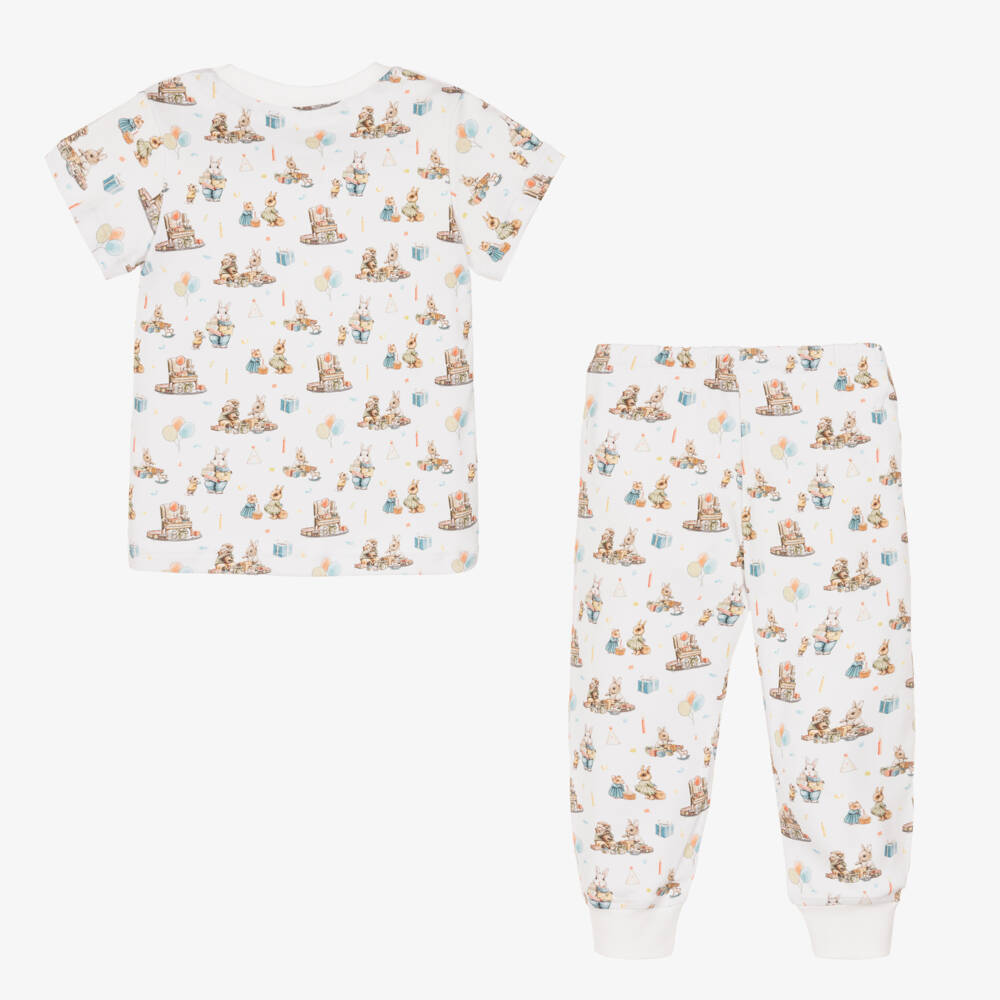 My Little Pie-Boys White Birthday Pyjama Set | Childrensalon Outlet