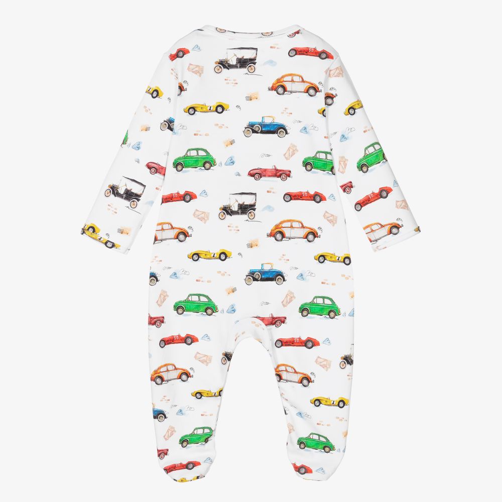 My Little Pie-أفرول بيبي غرو قطن عضوي سوبيما لون أبيض للمواليد | Childrensalon Outlet