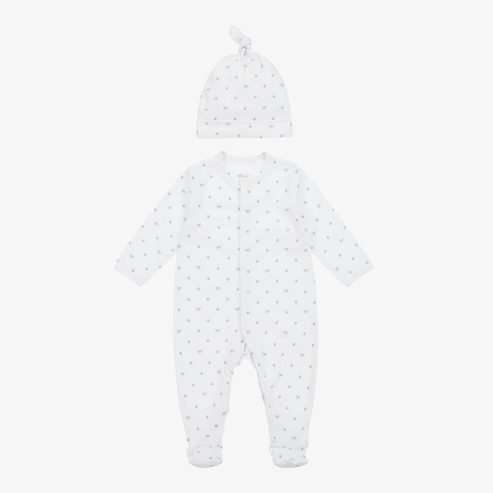 My Little Pie-Boys White Supima Babysuit Set | Childrensalon Outlet