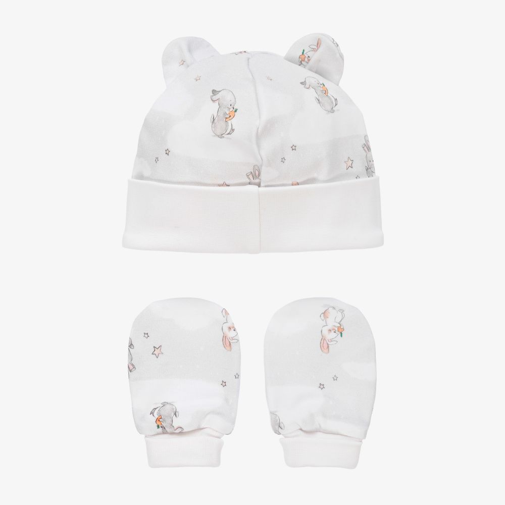 My Little Pie-Шапка и варежки с кроликами и тучками | Childrensalon Outlet