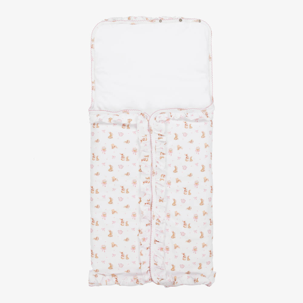 My Little Pie-Girls Ivory Bunny Print Nest | Childrensalon Outlet