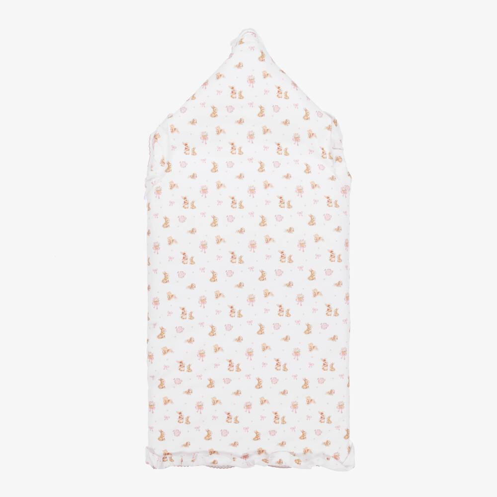 My Little Pie-Girls Ivory Bunny Print Nest | Childrensalon Outlet