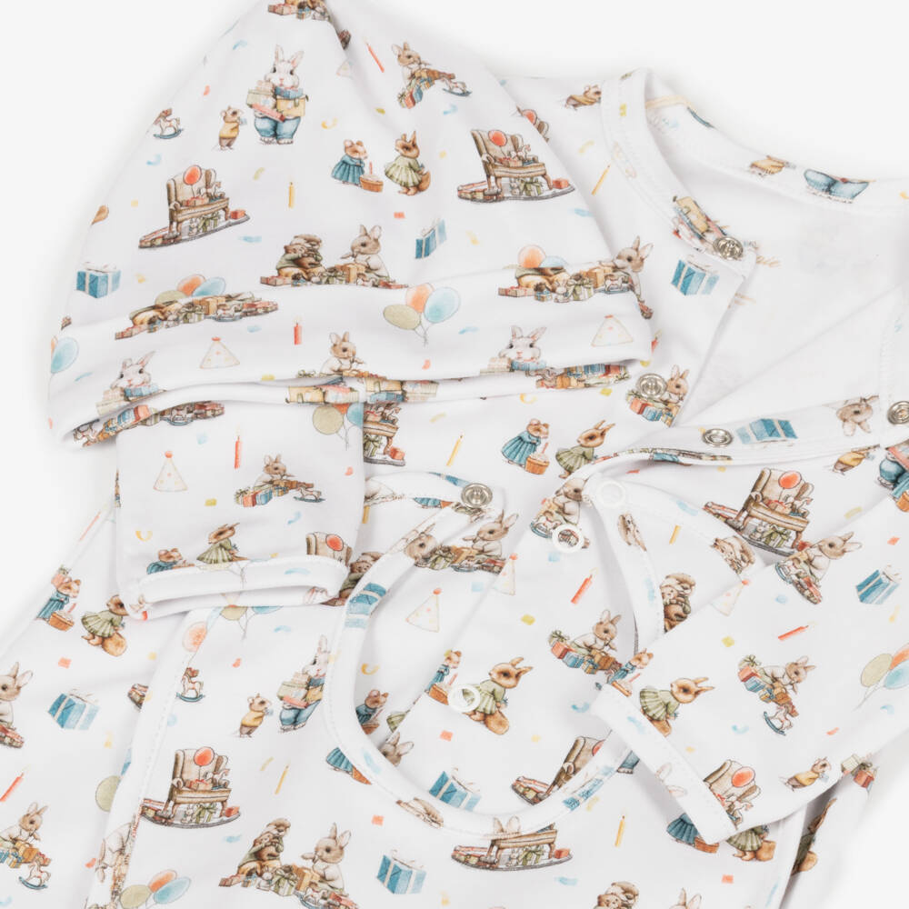 My Little Pie-Girls Ivory Celebration Babysuit Ensemble | Childrensalon Outlet