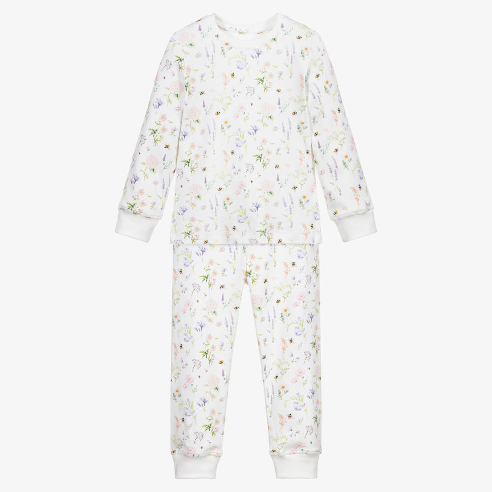 My Little Pie-Girls Ivory Floral Pyjama Set | Childrensalon Outlet