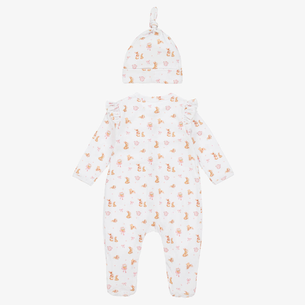 My Little Pie-Girls Ivory & Pink Babygrow Set | Childrensalon Outlet