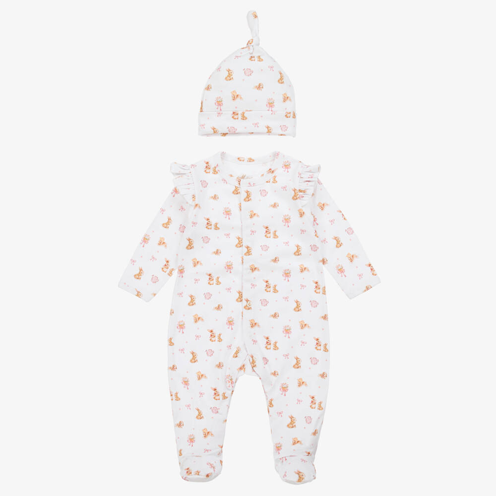 My Little Pie-Girls Ivory & Pink Babygrow Set | Childrensalon Outlet