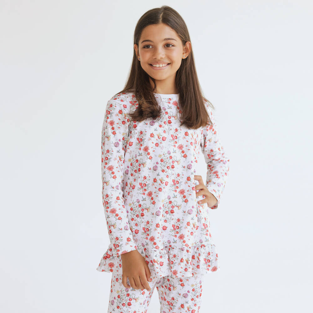 My Little Pie-Пижама с принтом гранатов из хлопка супима для девочек | Childrensalon Outlet