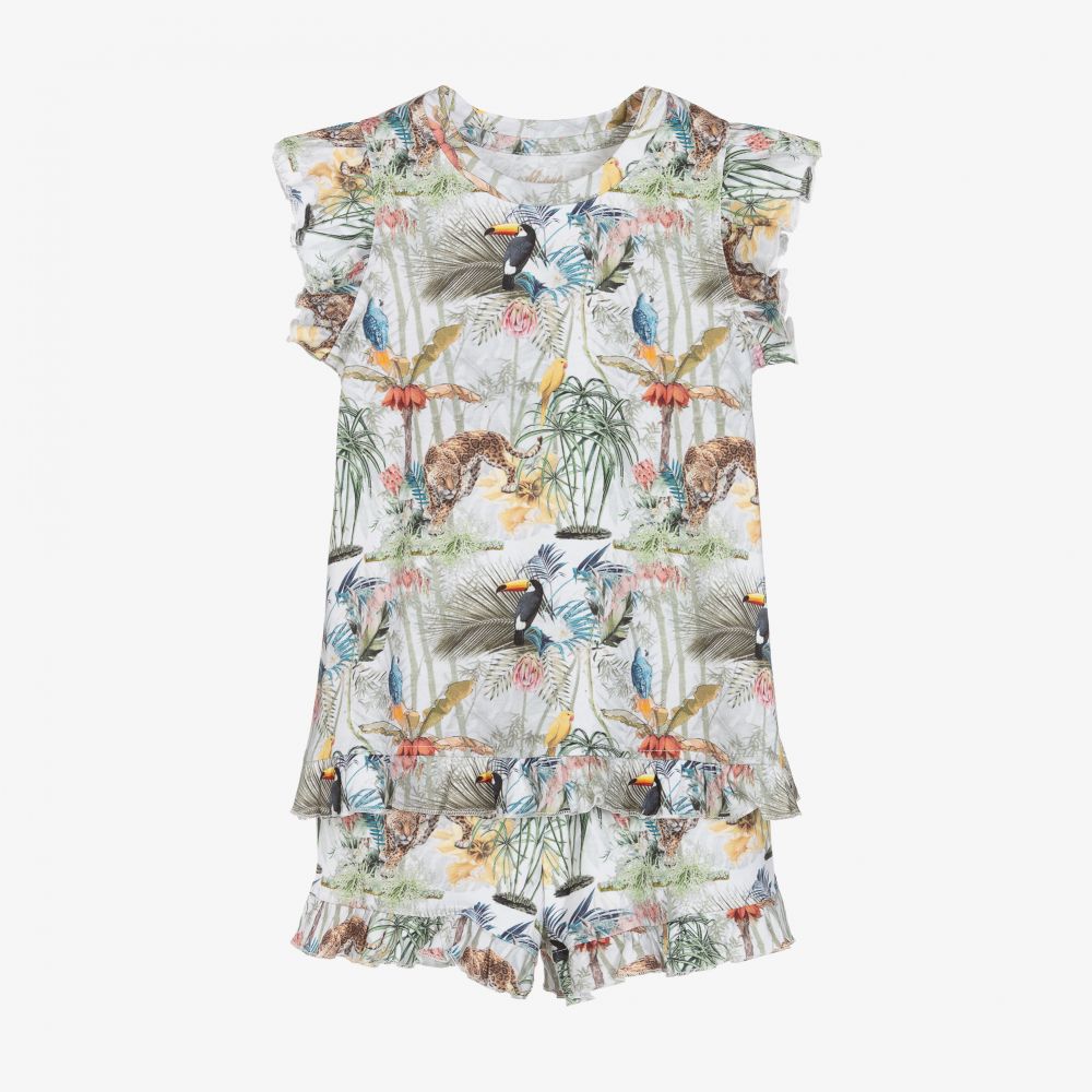 My Little Pie - Pyjama short ivoire Rio Fille | Childrensalon