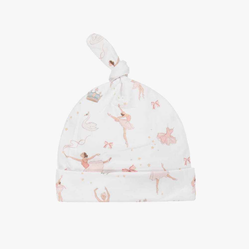 My Little Pie-Girls Ivory Supima Cotton Hat | Childrensalon Outlet