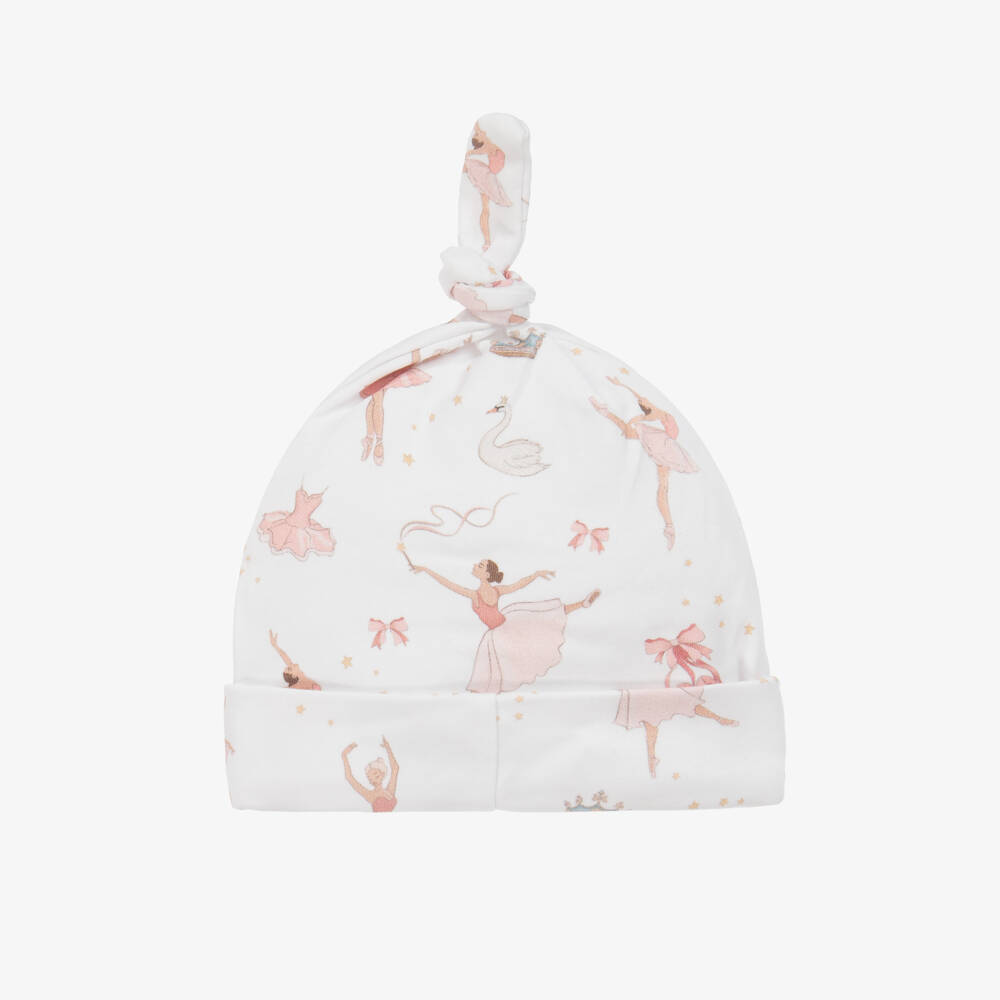 My Little Pie-Girls Ivory Supima Cotton Hat | Childrensalon Outlet