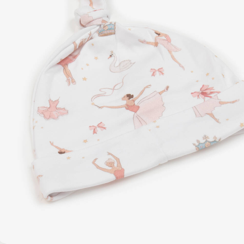 My Little Pie-Girls Ivory Supima Cotton Hat | Childrensalon Outlet