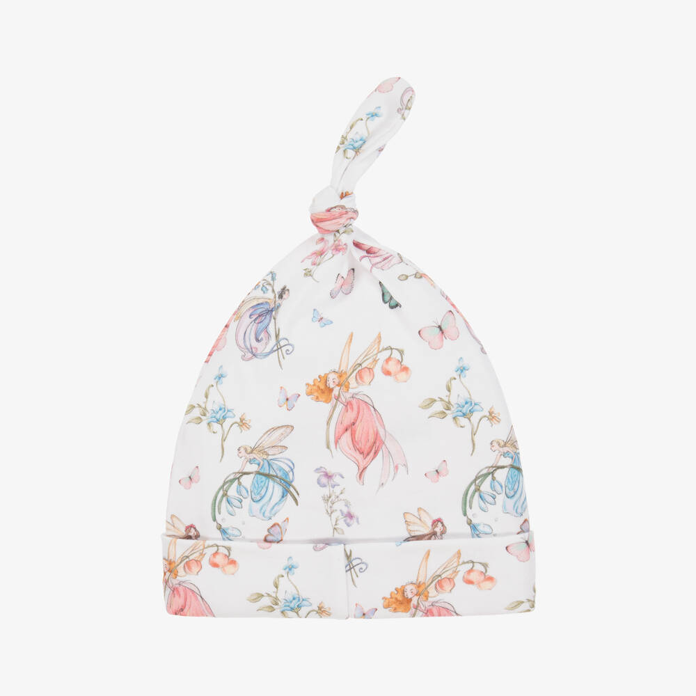 My Little Pie-Girls Ivory Supima Cotton Hat | Childrensalon Outlet