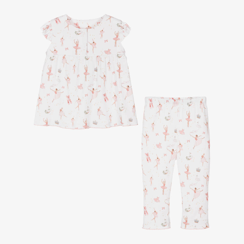 My Little Pie-Girls Ivory Supima Cotton Nightwear | Childrensalon Outlet