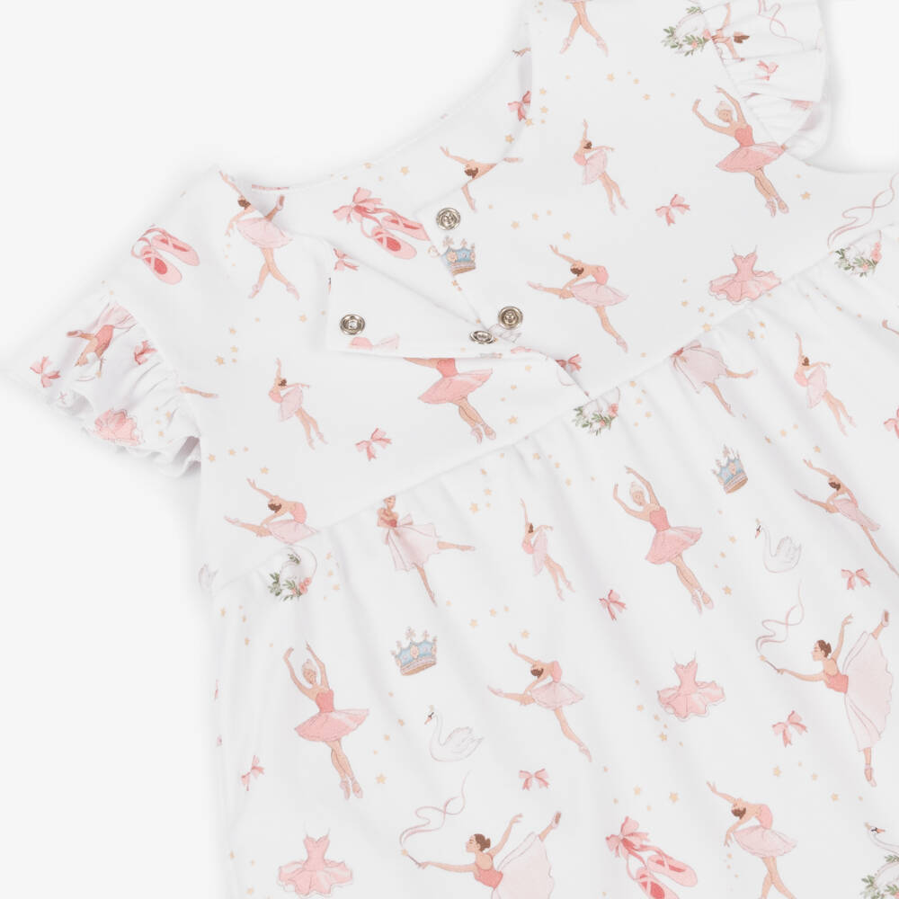 My Little Pie-Girls Ivory Supima Cotton Nightwear | Childrensalon Outlet