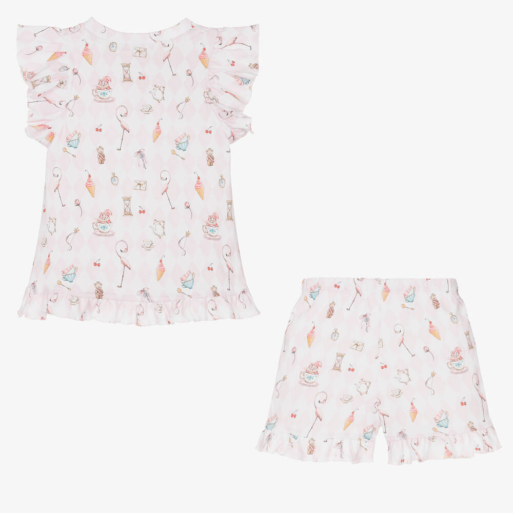 My Little Pie-Girls Pink Cotton Pink Diamond Pyjamas | Childrensalon Outlet