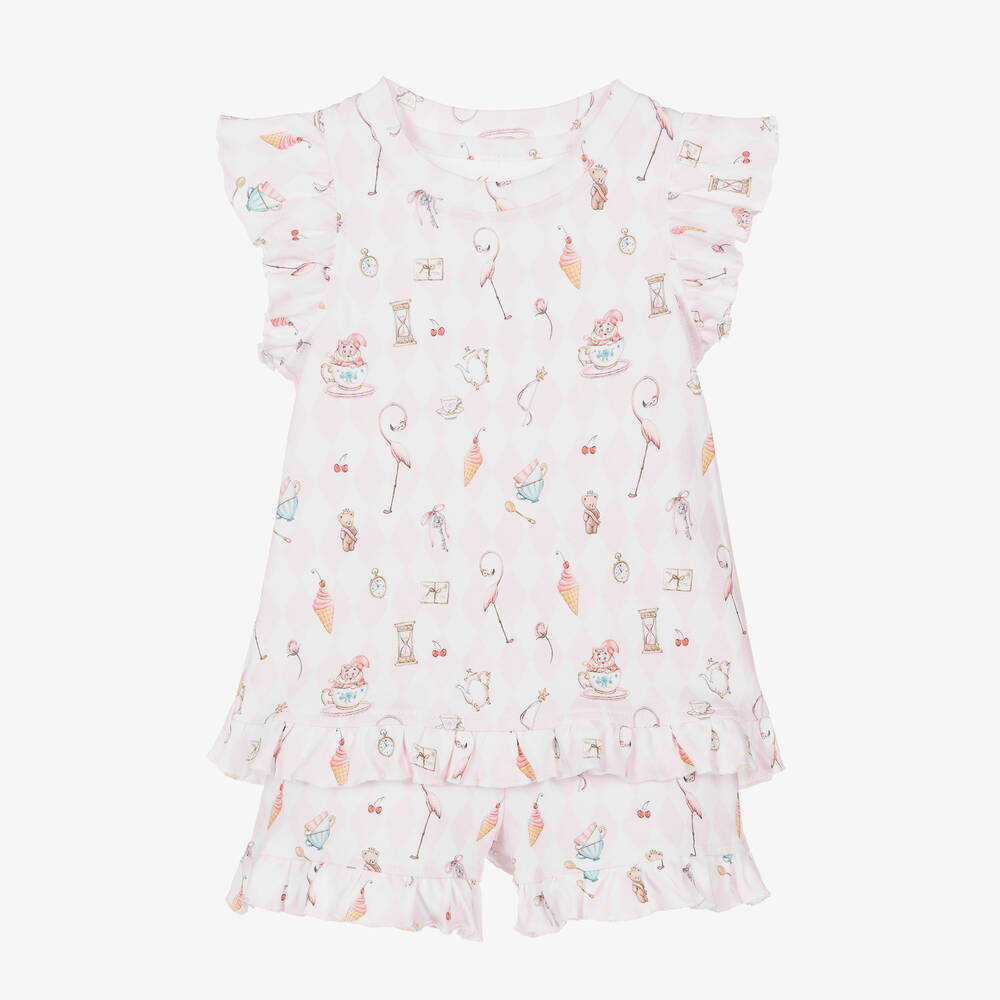 My Little Pie-Girls Pink Cotton Pink Diamond Pyjamas | Childrensalon Outlet
