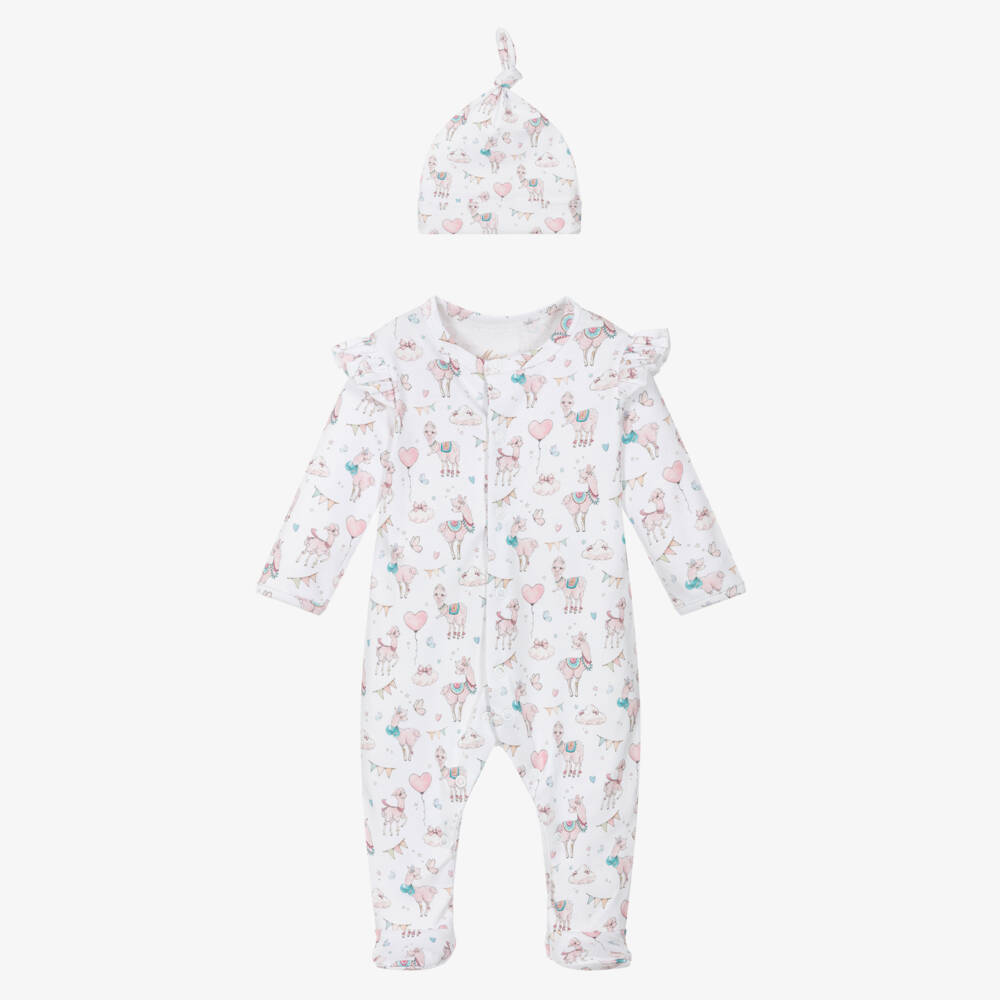 My Little Pie-Girls Pink Llama Cotton Outfit | Childrensalon Outlet