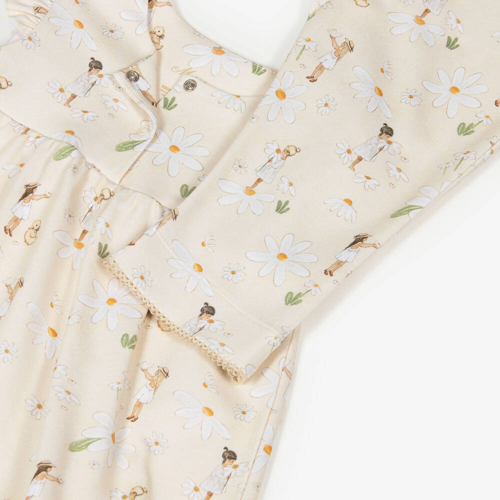 My Little Pie-Girls Soft Yellow Floral Sleepwear | Childrensalon Outlet